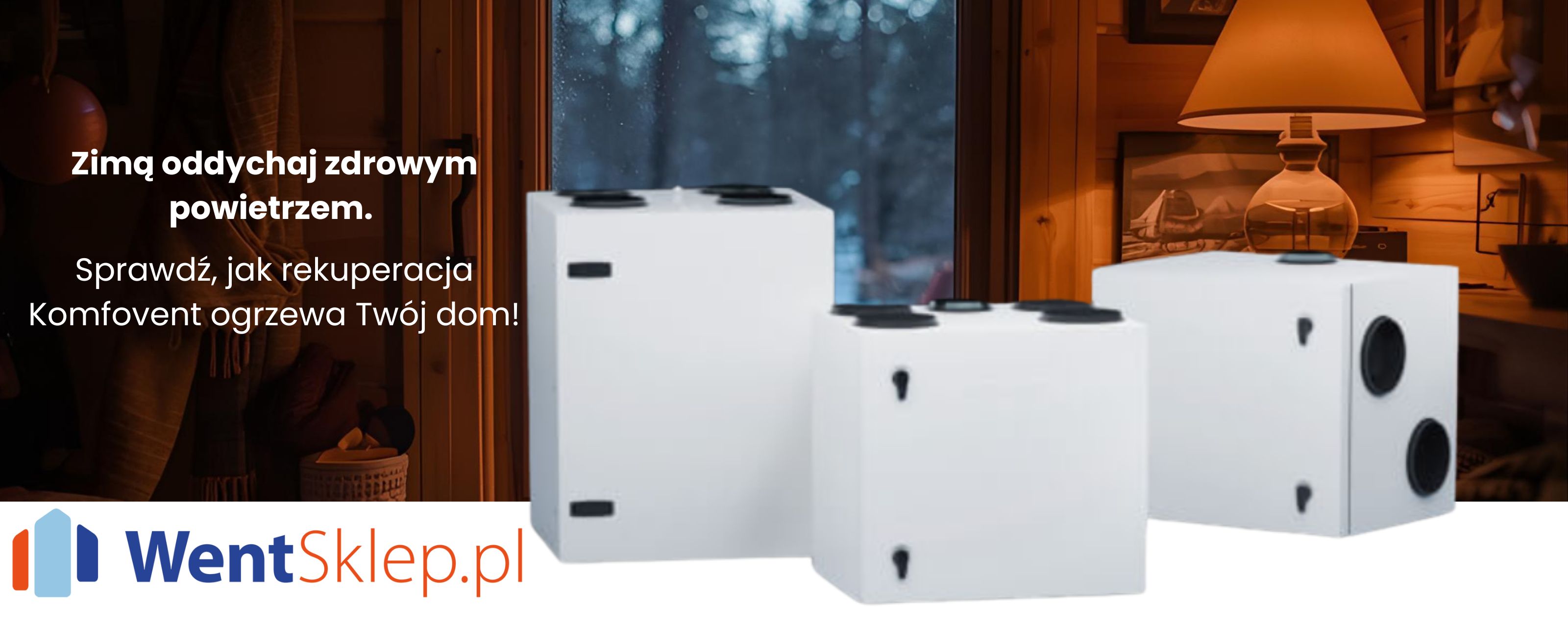 Rekuperatory Komfovent zimą